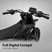 Motocicleta Eléctrica Todoterreno de 2600W de Alta Potencia, 48V 20Ah con Batería Extraíble, para Jóvenes, Ideal para Paseos por Senderos
