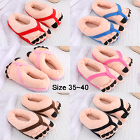 Vente en gros de pantoufles en peluche Chaussures d'hiver personnalisées avec dessin animé Chaussures pour la maison Chaussures en coton avec peluche d'animaux mignons