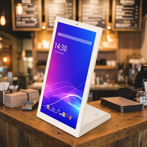 Nueva Pantalla Táctil Inteligente para el Hogar con 10 Puntos de Contacto, Alimentación por PoE, Tablet para Conferencias con Cuatro Luces Laterales, Pantalla para Sala de Reuniones, Android 8.1 - Product Image 1
