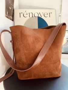 Sacs à main <span class=keywords><strong>pour</strong></span> femmes tendance, nouveau style, sacs à bandoulière légers en <span class=keywords><strong>feutre</strong></span> avec deux sangles <span class=keywords><strong>pour</strong></span> l'automne, le printemps et l'hiver - Product Image 1