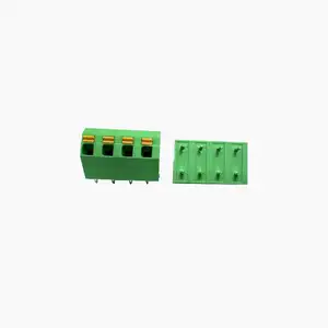 Nuevo conector PCB macho hembra tornillo bloque de terminales 3,5mm 3,8mm 5,08 MM conectores de paso PCB bloque de terminales enchufable