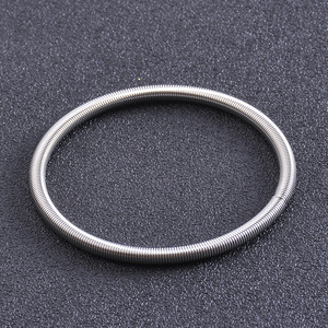Gelang Kawat Rantai Baja Tahan Karat Elastis Lentur Dapat Dilepas Dengan Kepala Sekrup Yang Dapat Dikencangkan 4.2mm Untuk Wanita - Product Image 5