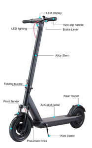 Patinete Eléctrico Plegable Mini Portátil de 48V 500w, Éxito de Ventas en Europa - Product Image 3