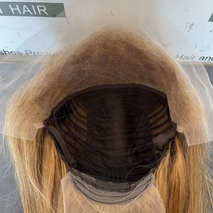 Perruque Lace Transparente Lisse Blond Miel, Perruque Lace Front Couleur Personnalisée en Gros, 100% Cheveux Humains Vierges pour Femmes Noires - Product Image 3