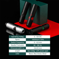 EZ P3 Draadloze Tattoo Pen Machine |   Fabrieksopruiming |   Verstelbare slaglengte 2,5-4,0 mm |   Zwitserse motor
