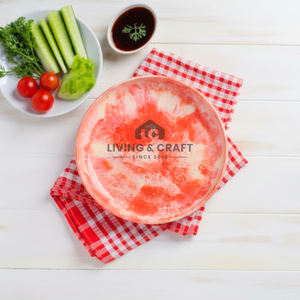 Assiettes en résine créatives, vaisselle décorative faite à la main pour la salle à manger, la cuisine et les réceptions en plein air, au prix de gros - Product Image 3