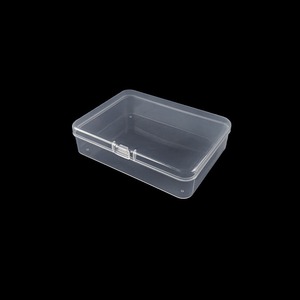 Rectangular Pp Plastic Storage Box 11X8X2.5Cm Transparent With Lid For Small Parts Packaging - Product Image 1