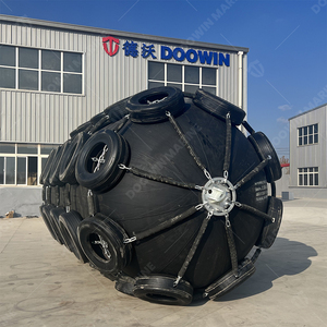 Defensa Neumática Marina Yokohama <span class=keywords><strong>con</strong></span> <span class=keywords><strong>Cadena</strong></span> de Neumáticos para Puertos y Muelles - Product Image 3