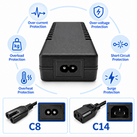 Adaptateur secteur universel AC/DC 24V 2A 48W OEM ODM avec prises EU US UK AU C8 C14 pour appareil photo, haut-parleur, équipement réseau