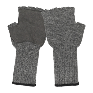 Gants en tricot de laine mélangée de calibre <span class=keywords><strong>7</strong></span> sans doigts avec logo personnalisé et <span class=keywords><strong>taille</strong></span> de la paume en microfibre de l'usine - Product Image 1