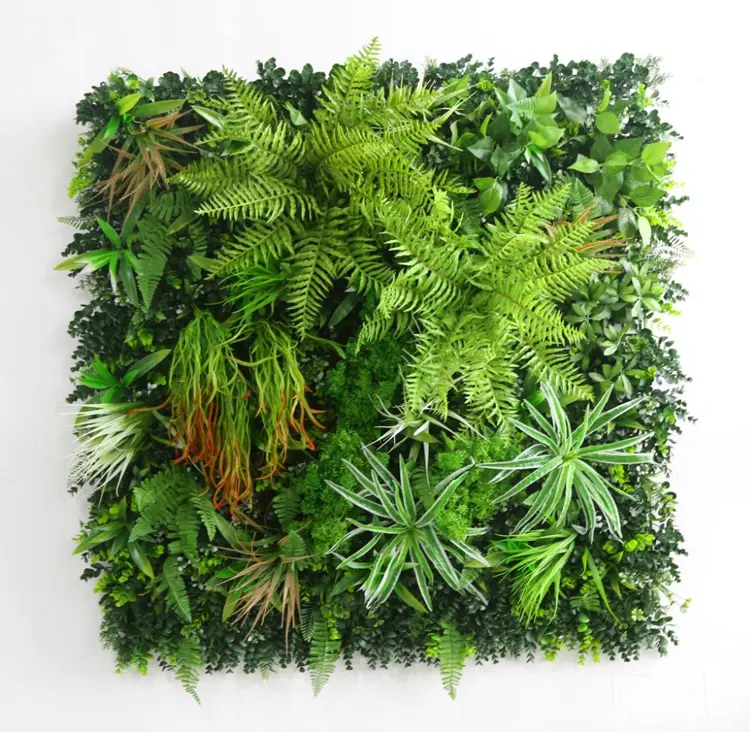 Hot Selling Flower Backdrop Hanging Artificial Roll Up Plant Walls Leaves Fence artificial grass wall