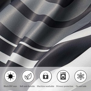 Rideaux Personnalisés avec Photo et <span class=keywords><strong>Texte</strong></span> Rideaux Occultants pour Salon Chambre Bureau Décoration - Product Image 4
