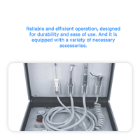 Équipement dentaire OEM ODM, unité dentaire portable intelligente RX-PD-402B, réglage facile de la pression pour des flux de travail dentaires simplifiés