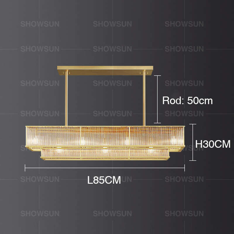 Rectangulaire: L85cm x H30cm