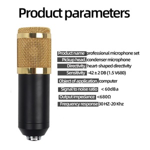 Set di Scheda Audio V8 Versione Inglese con Microfono Capacitivo BM800 per Computer, Canto dal Vivo, Influencer e Presentatori - Product Image 5