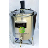 Machine de traitement industrielle du lait laitier Fermentation du yaourt Réservoir en acier inoxydable Ultra pasteurisateur