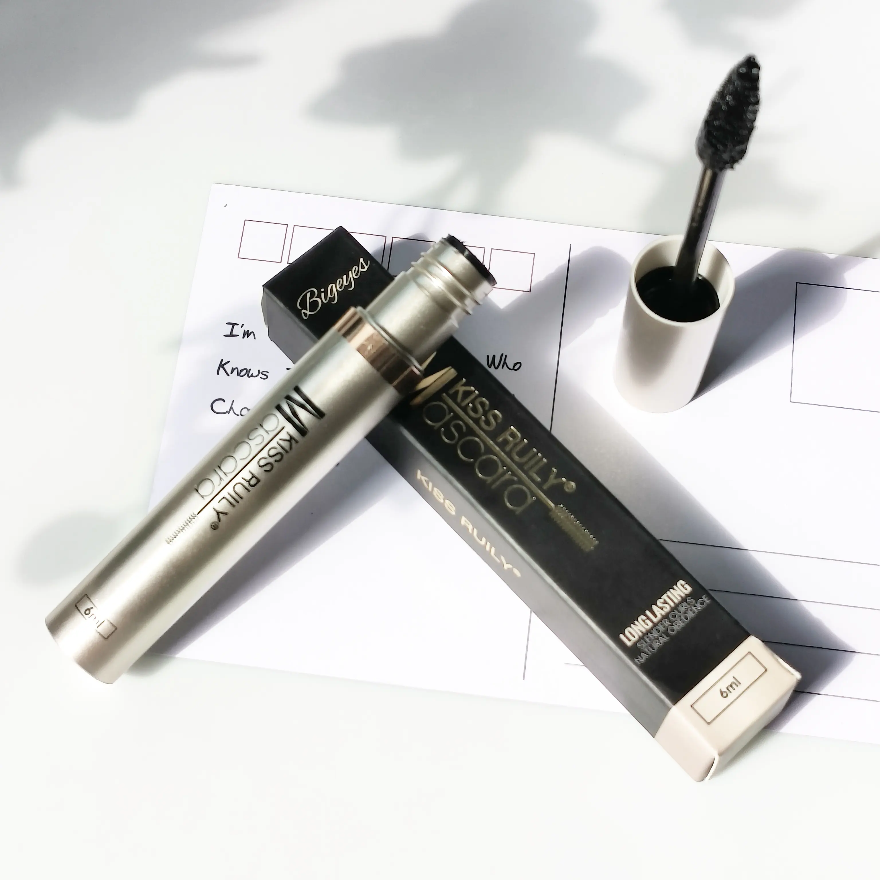 Golden tube Cosmetics Black 3d Makeup Eyelash Fiber Extension Thick Curling Vegan Waterproof Mascara