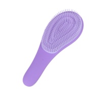 Vente directe d'usine, brosse à cheveux de grande taille de couleur beige/rose avec coussin d'air, brosse démêlante pour tous les types de cheveux, humide ou sec