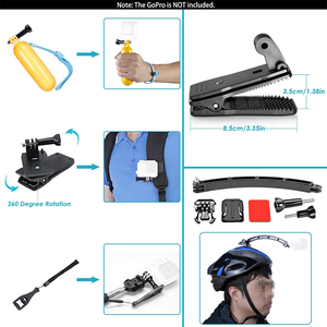 Kit de caméscope 50 en 1, pour Go pro H ero 9 8 7 6 5 4 3 +, accessoires d'appareil photo d'action - Product Image 4