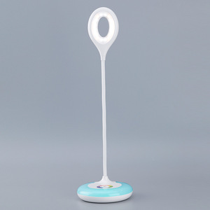 LED Desk Lamp Reading Lamp Flexible Gooseneck Touch Control <b>Table</b> Lamp 5W 3 Modes Eye-Care RGB Bedside Light for Bedroom Office - Product Image 4