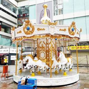 Manèges de parc d'attractions Merry Go Round <span class=keywords><strong>Manege</strong></span> pour <span class=keywords><strong>enfants</strong></span> 12-16 sièges Carrousel pour <span class=keywords><strong>enfants</strong></span> - Product Image 5