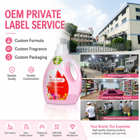 Lessive liquide blanchissante portable écologique à la lavande haute densité 3L personnalisable et gratuite pour vêtements et usage domestique
