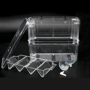 Tanque de peces guppy betta, caja de aislamiento para incubar peces en Acuario - Product Image 5