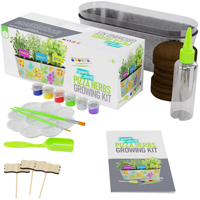 Kit de plantation de pot de fleurs peint à la main pour enfants
