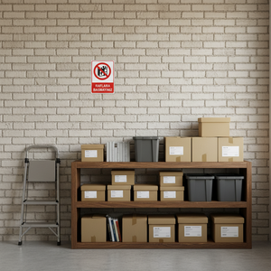 Home Decoration <b>Vinyl</b> Sticker Do Not Step on the Shelves - Product Image 3