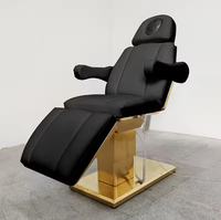 Table de massage électrique moderne et luxueuse à 3/4 moteurs réglables pour salon, spa, soins du visage et esthétique