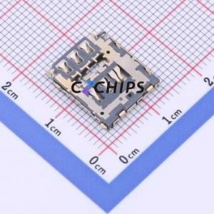 HYCW313-SIM07-150B SIM Card Connector Through hole Connector Card Tray Type Nano SIM Card Card Holder With Card Detection - Product Image 2