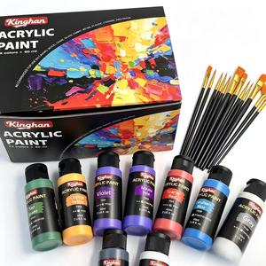 Juego de 24 Colores de <span class=keywords><strong>Pintura</strong></span> Acrílica de 60 ml para Creación Artística y Uso Profesional <span class=keywords><strong>con</strong></span> Pigmentos Ricos y Secado Rápido - Product Image 1