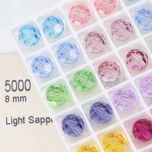 Cuentas Redondas Facetadas de Cristal Transparente AB de <span class=keywords><strong>Swarovski</strong></span> para Crear Cadenas Hechas a Mano Personalizadas, Collares llamativos - Product Image 3