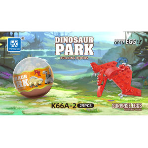 Nuevo K66A, Bloques de Construcción de Huevos 6 en 1, Juguetes de Plástico de <span class=keywords><strong>Dinosaurios</strong></span>, Modelo DIY para Niños, Personaje de Anime, Caja Sorpresa, <span class=keywords><strong>Serie</strong></span> de Regalos - Product Image 1