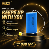 HIZY HIZY-18650-3.7V-4400mAh Paket Baterai Lithium-ion 18650 Isi Ulang 3.7V Kapasitas Tinggi 4400mAh Disesuaikan Bersertifikat CE 500