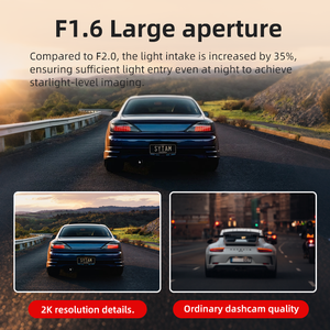 <span class=keywords><strong>Cam</strong></span>éra embarquée 4G LTE 3 pouces 2K+1080P avec double objectif avant/arrière, écran IPS, garantie 1 an, streaming en direct et enregistreur vidéo - Product Image 3