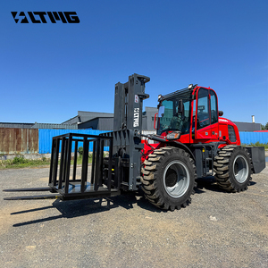 LTMG 4wd Carretilla <span class=keywords><strong>elevadora</strong></span> todoterreno articulada 5 toneladas Disele Carretilla <span class=keywords><strong>elevadora</strong></span> para terrenos difíciles <span class=keywords><strong>con</strong></span> <span class=keywords><strong>cesta</strong></span> colgante tripulada - Product Image 4