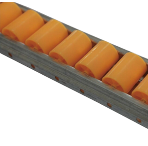 Alta calidad 40*33 hoja de aluminio estándar Industrial Palcom tira de fluidez de <span class=keywords><strong>Metal</strong></span> riel de flujo pista de rodillos para andamios - Product Image 1