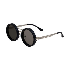 Fashion Designer Custom Logo <b>Round</b> Adjustable ND Polarized UV400 Comfortable Full Rim <b>Sunglasses</b> for Unisex - Product Image 6