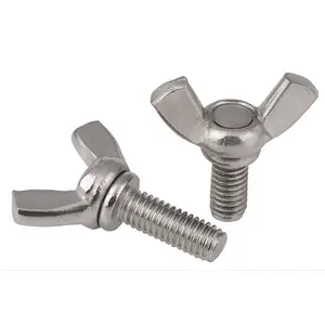 Stainless Steel M12 <strong>M16</strong> M20 M24 Dog <strong>Bolt</strong> with Wing Nut - Product Image 1