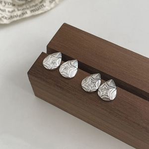 <b>Silver</b> Ruitai S925 Sterling <b>Silver</b> Geometric <b>Stud</b> Earrings For Women Minimalist Style Everyday Wear - Product Image 2