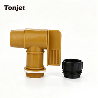 Kit complet de robinet pour fût standard de 200 L avec adaptateur de 2 pouces pour outil de distribution de liquides chimiques industriels à usage intensif
