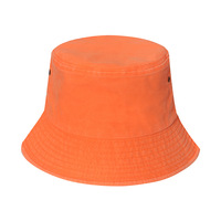Mode rétro Logo personnalisé vente en gros de haute qualité néon couleur unisexe seau casquette chapeaux