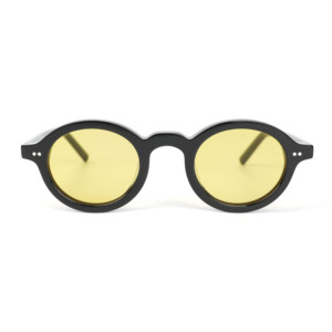 <span class=keywords><strong>Occhiali</strong></span> <span class=keywords><strong>da</strong></span> <span class=keywords><strong>Sole</strong></span> Vintage Unisex in Acetato UV400 CR39 Pronti per la Spedizione, Disponibili in Nero, Giallo e Verde - Product Image 3