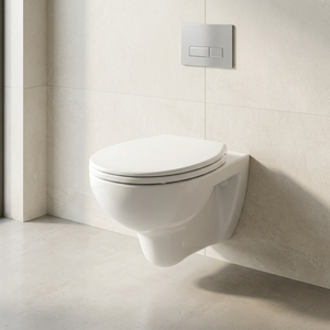 Toilette murale en céramique toilette murale toilette intégrée salle de bain toilette à chasse d'eau - Product Image 3