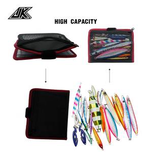 Bolsa de Pesca JK de PVC, Serie de Bolsas de Aparejos de Pesca con Ranuras de Malla Resistente para Lago, Río y Arroyo - Product Image 5
