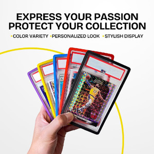 Protezione per Carte Gradate con Scudo Nero e Bianco, Custodia in TPU Silicone Colorata, Protezione per Carte PSAed - Product Image 2