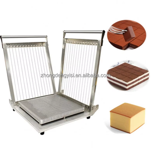 <b>Confectionery</b> Cutting Machine Slicer Manufacturer Guitar Cake Cutter Manual Double Blade Cake Cutting Machine - Product Image 5