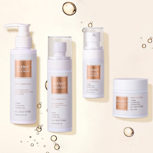 Private Label Anti-Aging Hyaluronsäure Aufhellender Gesichtsreiniger Gesichtswaschgel Gesichtscreme <span class=keywords><strong>Vitamin</strong></span> <span class=keywords><strong>C</strong></span> Serum Hautpflege-Set - Product Image 5