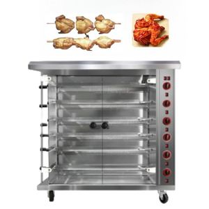 Máquina Asadora de Gas Comercial con Función de Rotación Automática CY-820B, XIFA-003, Cuerpo de Acero Inoxidable, Higiénica y Robusta - Product Image 6
